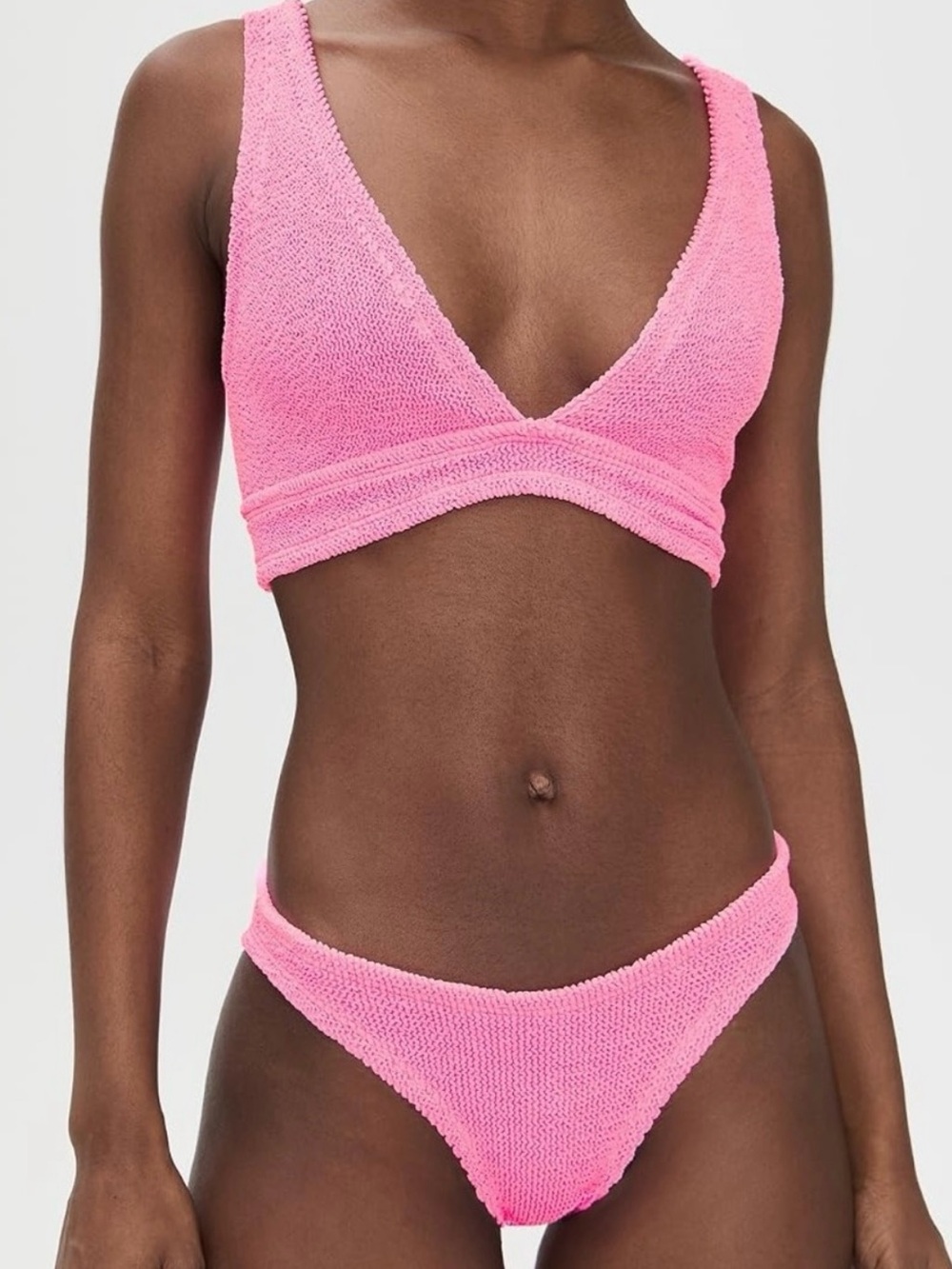 NWT Hunza g Carla  bikini set in bubblegum one size